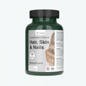 BeautyGuard+ supplement for healthy skin, hair, and nails by VitaV