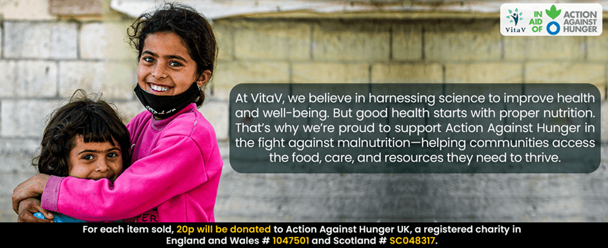 VitaV Health for All mission — ways you can help fight global hunger