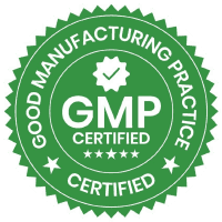 Quality manufacturing badge - VitaV BeautyGuard+ GMP certified production